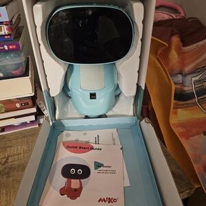 Blue Interactive Robot